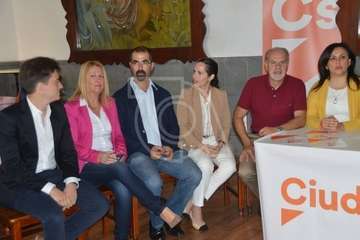 Presentación de la candidatura de CS de Telde (Foto TA)
